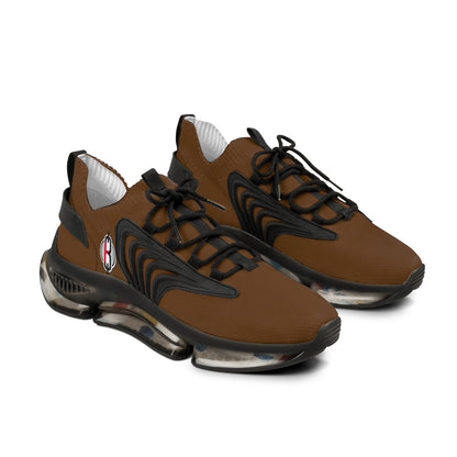 Men's Chocolate Brown Mesh Sneakers