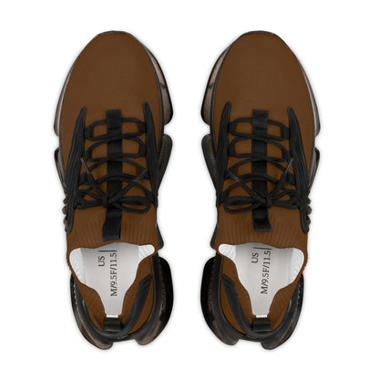 Men's Chocolate Brown Mesh Sneakers