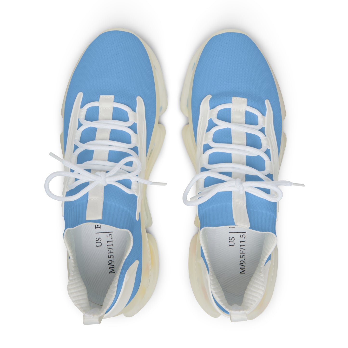 Men's Light Blue Mesh Sneakers