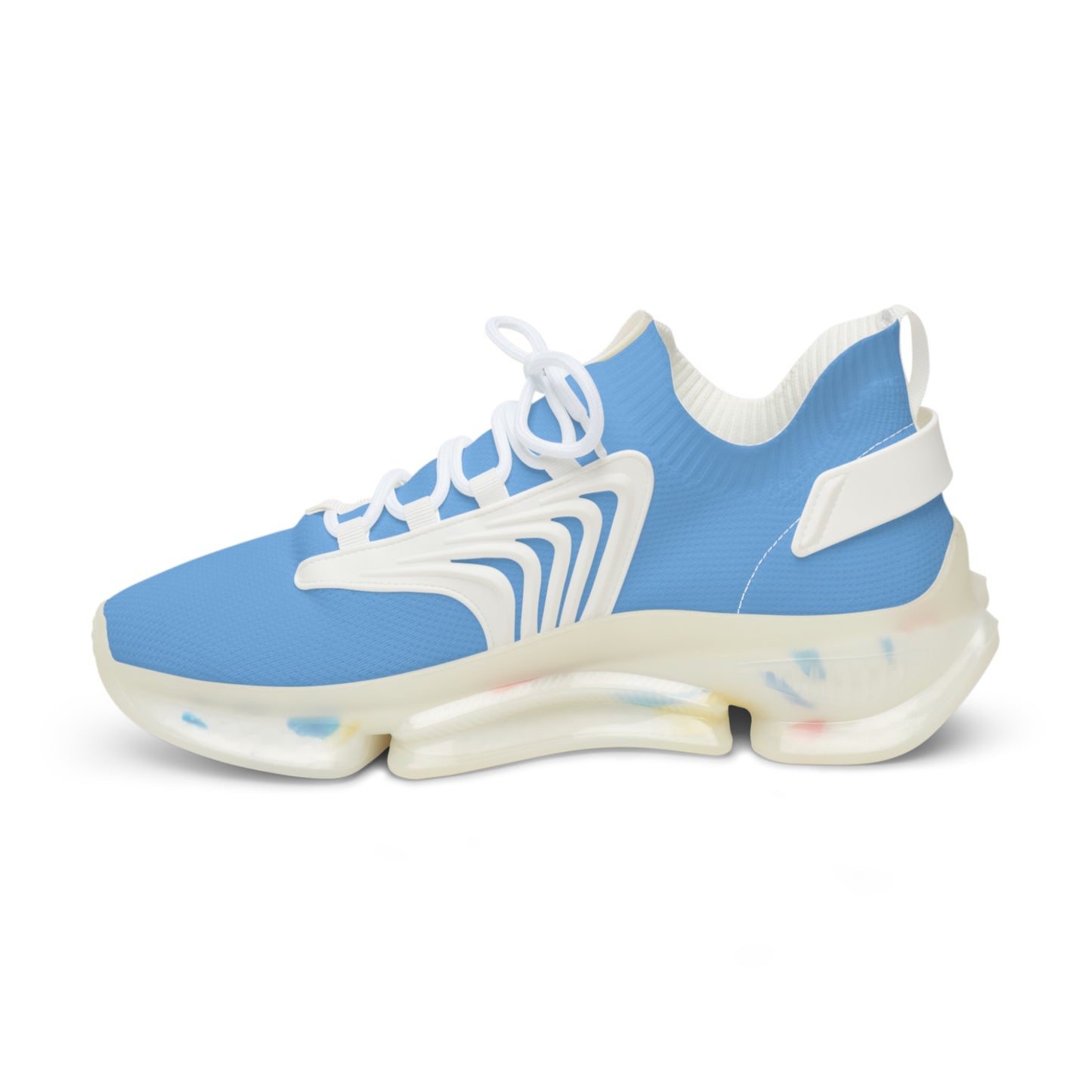 Men's Light Blue Mesh Sneakers