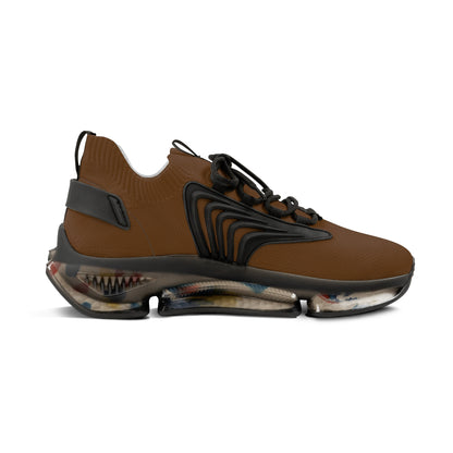 Men's Chocolate Brown Mesh Sneakers