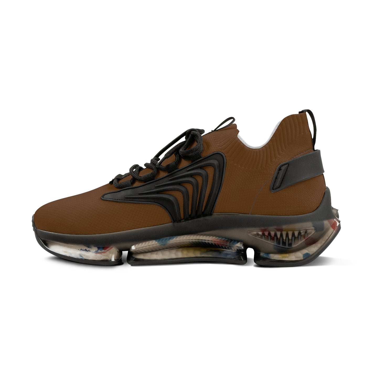 Men's Chocolate Brown Mesh Sneakers